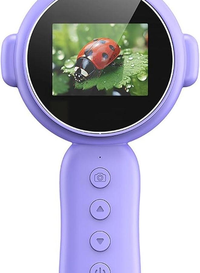 Purple Digital Microscope 500x Magnification with 2 Inch Color Screen and LED Lights Portable Handheld Magnifier - Image 5